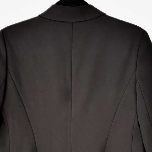 Hobbs London Women's Blazer Classic Charcoal Jack Pockets Lined US Size 8 EUC - Picture 7 of 12